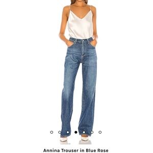 Citizens of Humanity Annina Blue Rose Wide Leg Jeans